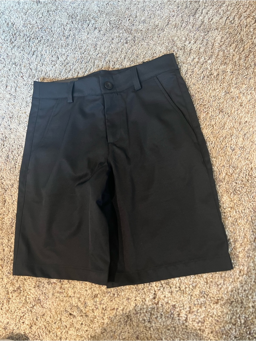 NWT Under Armour Boys Black Dress/Golf Shorts